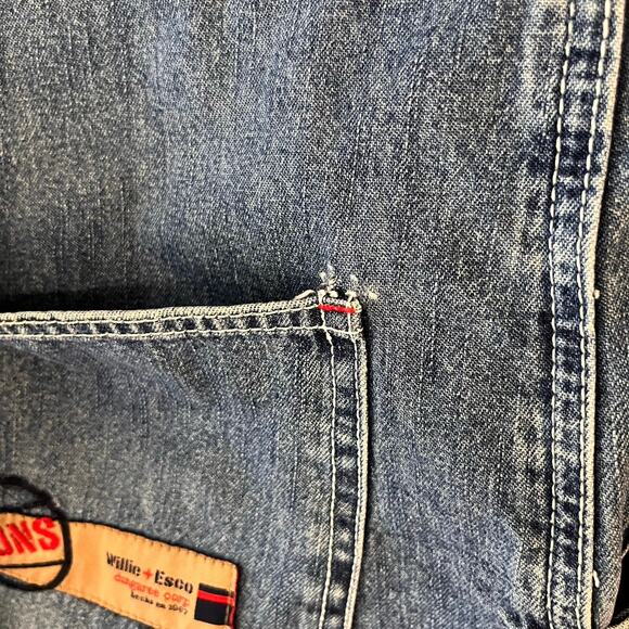 Willie Esco Duns Jeans 40 x 33 Fur Cargo Utility Baggy Loose 90s Y2K Street - Picture 7 of 16